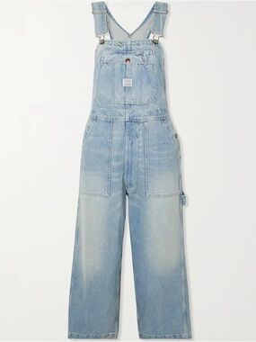 Light Wash Denim Overalls